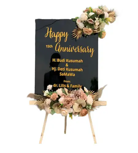 Papan Bunga Akrilik Waiheru